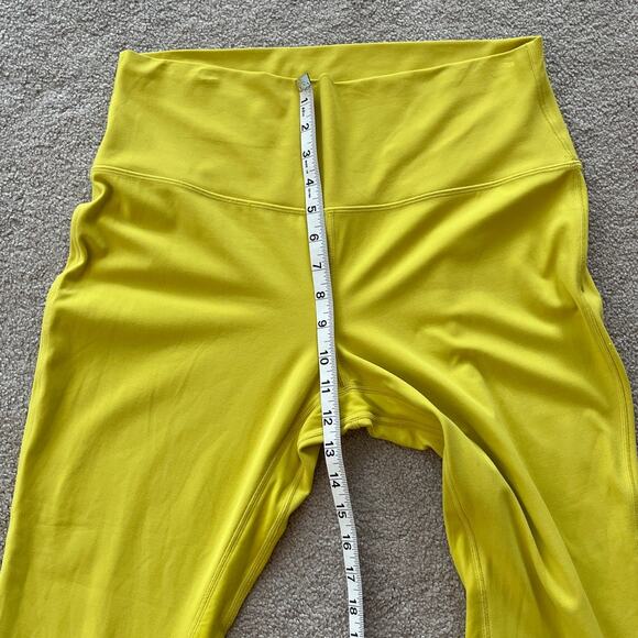 Lululemon Align High-Rise Pant 28" Soleil Yellow Size 14 Nulu Fabric Leggings - Picture 5 of 6